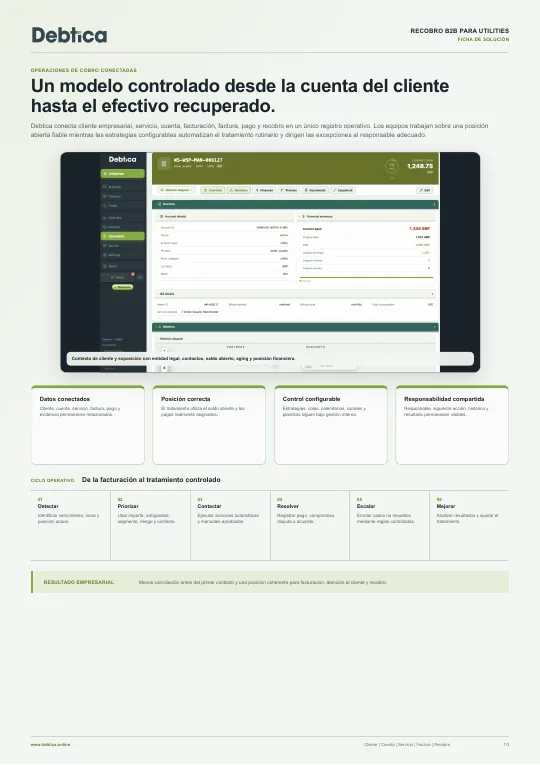 Vista previa de la portada: Recobro B2B para utilities